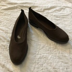 Mint Eddie Bauer Suede Leather Brown Shoes, Sz 9M